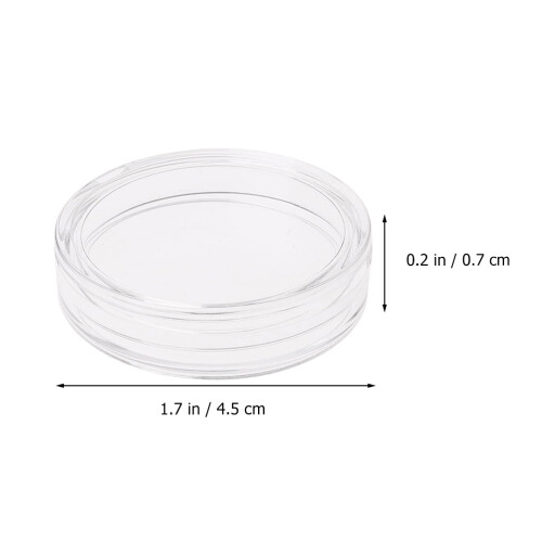Reachise 20 Clear Plastic Coin Holders For Collection 1
