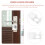 2Pcs Toddler Proofing Door Lock Covers Transparent Install 6
