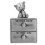 1Pc Portable Silver Baby Teeth Keepsake Box with Zinc Alloy Material 7