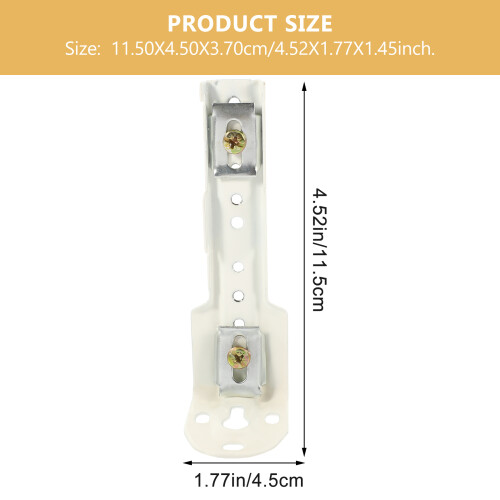 6 Pcs Wall Mount Bracket For Curtain Track Rod Hardware Brackets 1