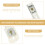 6 Pcs Wall Mount Bracket For Curtain Track Rod Hardware Brackets 3