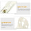 6 Pcs Wall Mount Bracket For Curtain Track Rod Hardware Brackets 4