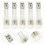 6 Pcs Wall Mount Bracket For Curtain Track Rod Hardware Brackets 5