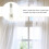 6 Pcs Wall Mount Bracket For Curtain Track Rod Hardware Brackets 6