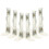 6 Pcs Wall Mount Bracket For Curtain Track Rod Hardware Brackets 9