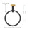 Coat Mounted Clothes Towel Ring Wall-Mounted Hook Office 2