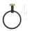 Coat Mounted Clothes Towel Ring Wall-Mounted Hook Office 10