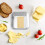 1Pc Square Butter Crisper Stainless Steel Storage Box Silver 9