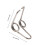 10Pcs Silver Iron Trumpet Drain Clique Springs Durable Replacement Set 2