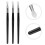 6Pcs Black Silicone Makeup Set Eye Shadow Lip Mask Brushes Reusable 6