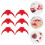 Melon Pliers Scissors Red 6pcs 3.5x2.4x0.4in 3