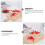 Melon Pliers Scissors Red 6pcs 3.5x2.4x0.4in 5