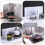 6Pcs Aluminum Foil Oil-Splash Guards for Kitchen Use Silver 4