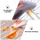 6Pcs Aluminum Foil Oil-Splash Guards for Kitchen Use Silver 5