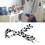Leopard Nylon Strap - Adjustable Silver Gray 1