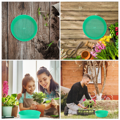 Gardening Accessories Sifting Pan Green Plastic 2