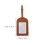 3Pcs PU Luggage Tags with Adjustable Strap for Travel 2