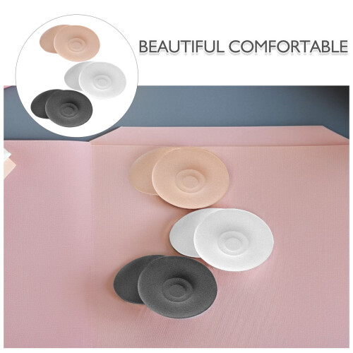 1Set Comfortable Black Bra Inserts Nylon Bra Pads for Evening Wear 2