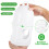 2Pcs White Plastic Bird Water Dispenser Durable Birds Feeding Cups 4