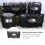 2Pcs Black Handmade Wicker Woven Decorative Flower Storage Basket 3