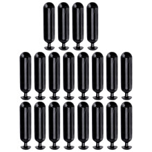 Hochets sonores en plastique, perles en acier, Tube-Noir type 2