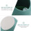 1Pc Mini Desktop Trash Can Green PP Plastic Garbage Bin for Office 5