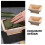 1Pc Wood Quadrangular Rice Ball Mold For Zongzi And Rice Pudding 4