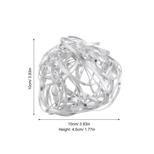1Pc Silver Metal Flower Arranging Holder Durable Aluminum Fixer 1