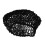 3Pcs Black Mesh Crochet Lady Hair Net Practical Polyester Cap 8