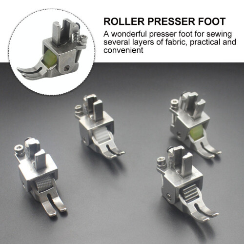Sewing Needles Machine Flat-Seaming Roller Foot Presser Tool Rubber 2