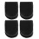 4Pz Cuscinetti Nero in Silicone Antivibrazione Per Audio 1