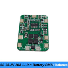 2X 6S 25,2 V 20 Ein BMS Lithium Batterieplatine mit Ausgleich für 25 V Schraubendreher und 24 V Batteriepack