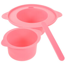 1Set Kit Ciotola Silicone Per Maschere Facciali E Sciogli Cera