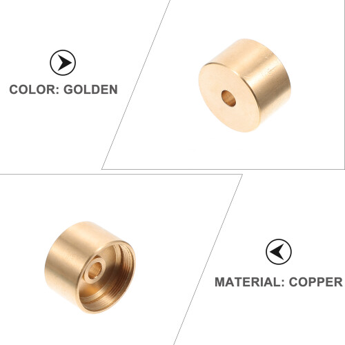 1Set Fermagli Per Tromba in Rame Dorato Pratici E Resistenti 2