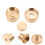 1Set Fermagli Per Tromba in Rame Dorato Pratici E Resistenti 7