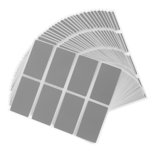 200St DIY Scratch Off Sticker Labels Zelfklevend En Silvertint