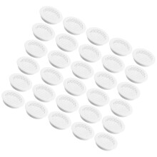 50St Plastic Onder Ventilatieroosters Voor Luchtcirculatie Wit