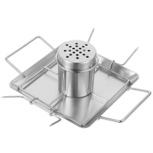 1Set Universeel Grillrek Rvs Voor , Kalkoen En Outdoor Gebruik