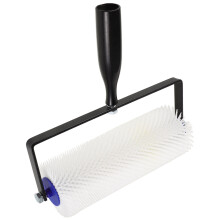 Witte Kunststof Vloerroller Zelfnivellerend Met Scherpe Spikes