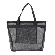 Zwart Polyester Douchezak Met Openingsontwerp Voor