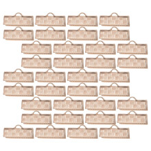 50St Koperen Lint Einde Clips Goud Klemmen Voor DIY Sieraden Decor