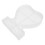 1Pc DIY Silicone Photo Frame Mold White Love Shape Epoxy Casting 5