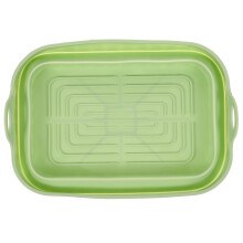 Lichtgroene Silicone Airfryer Liner Herbruikbaar Anti-Aanbak Mat