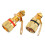 2St Gouden Speaker Connector Binding Post Voor Versterker En Subwoofer 1