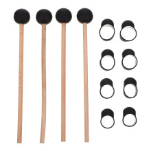 1Set Kleurrijke Ethereal Drum Sticks Met Siliconen Vingerbeschermers