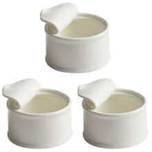 3St Wit Keramische Ovenveilige Ramekins Set Kleine Dessertkom