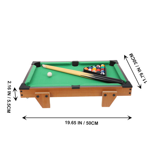 1Set Tavolo Da Biliardo Mini Verde in PVC Per Bambini Gioco Educativo 1