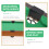 1Set Tavolo Da Biliardo Mini Verde in PVC Per Bambini Gioco Educativo 5
