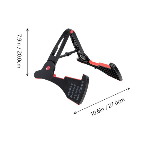 Violino ABS Nero Pieghevole Stand Verticale Portatile 1