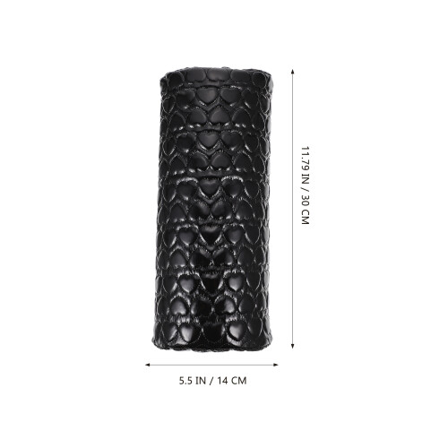 Poggiapolso Mano Nero PU Manicure Cuscino Cuore Per Nail Art 1